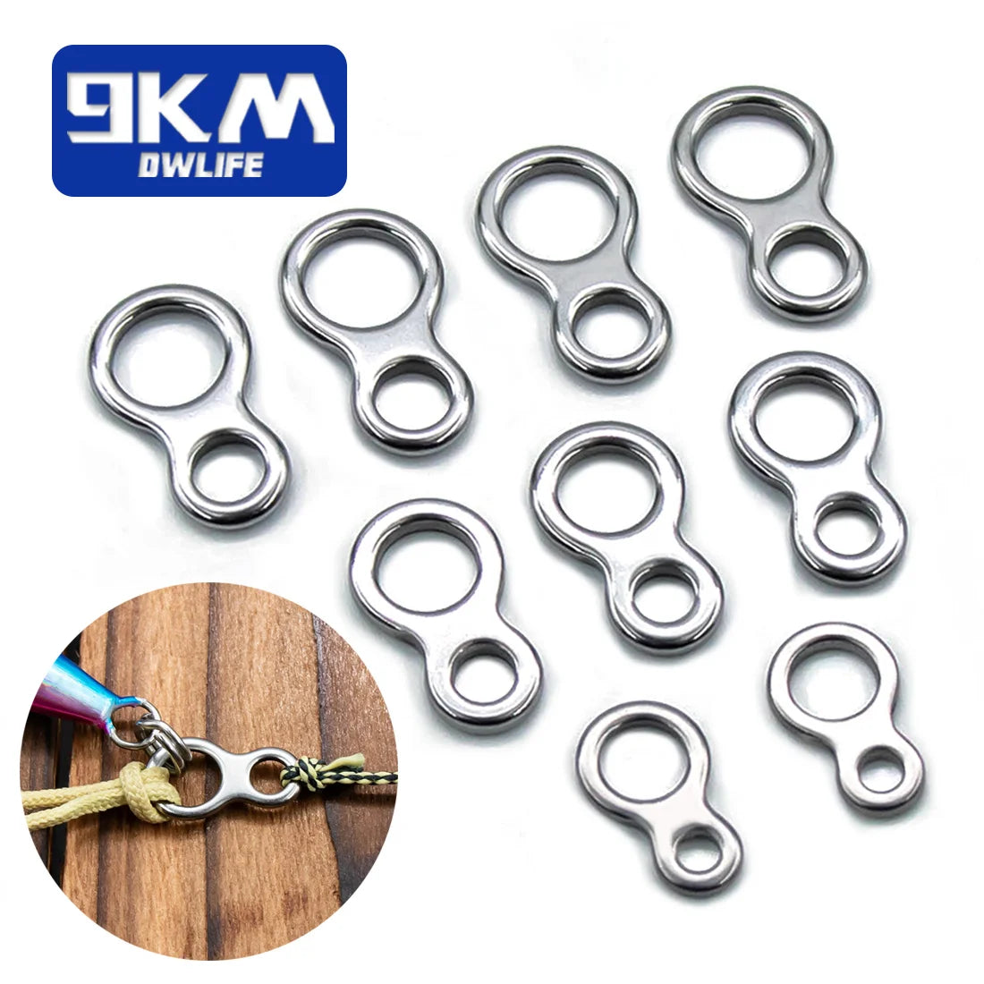 Generic 9km Quick Change Clips Carp Fishing Snap 30~60pcs Duo Lock Snap  Fishing Swivel Rigging Link Stainless Steel Fishing Accessories