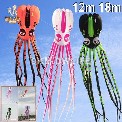 12m~18m Octopus Kite 30D Ripstop Nylon with Bag