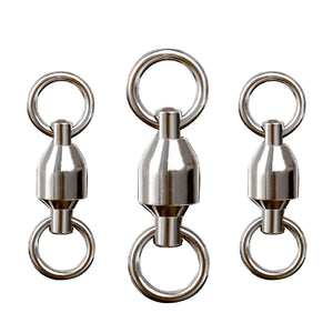 20pc/50pc Solid Ball Bearing Swivels Connector - 10 Sizes