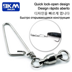 Load image into Gallery viewer, Ball Bearing Fishing Swivels Snap Coastlock Fishing Line Connector
