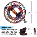 Load image into Gallery viewer, 11in Kite Reel Winder With Brake Ratchet Lock

