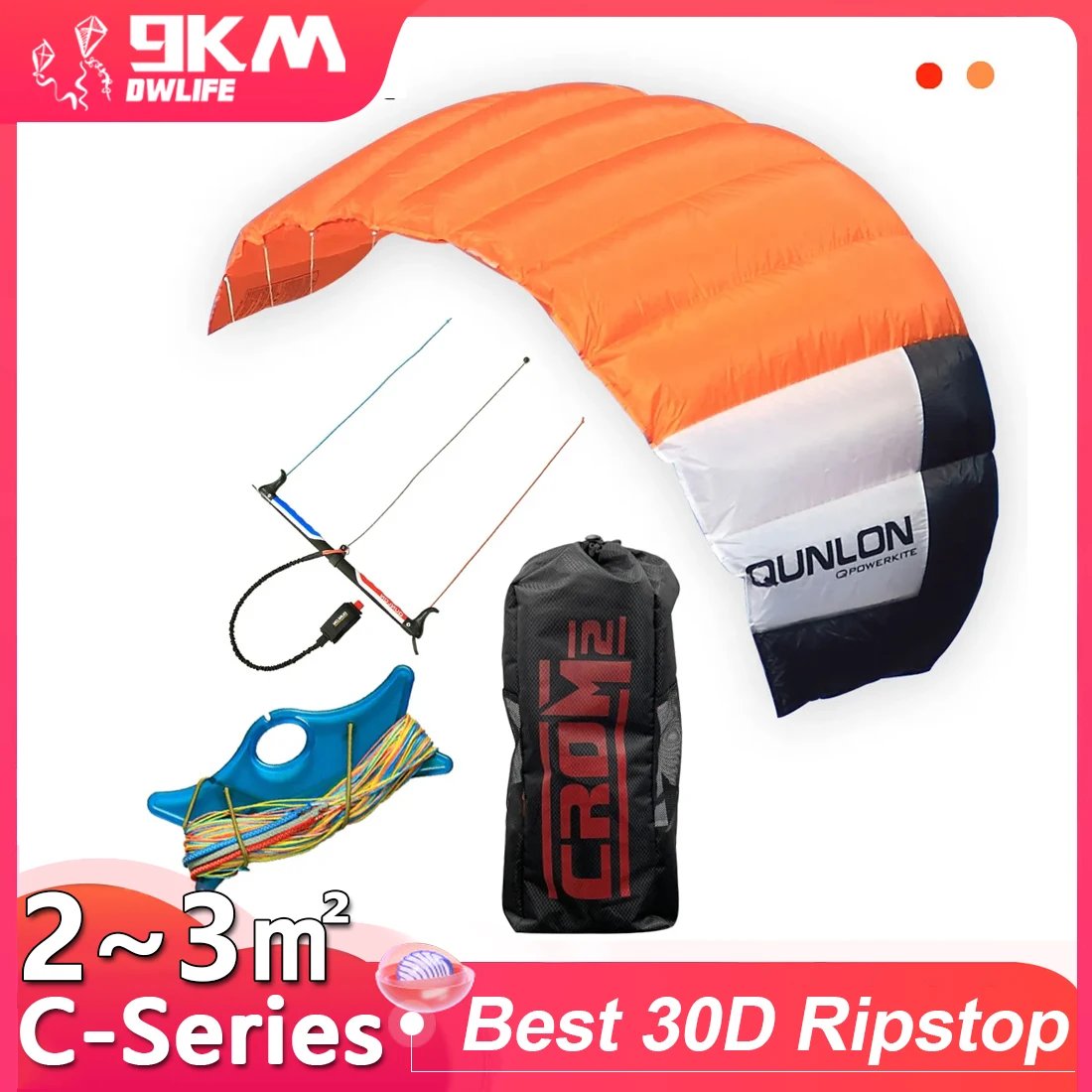 2~3sqm Triple Line Power Traction Kite