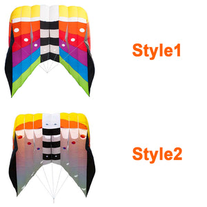 9KM Flow Forms Pilot Lifter Kite 6㎡~12㎡ Single Line Parafoil Kite with Bag