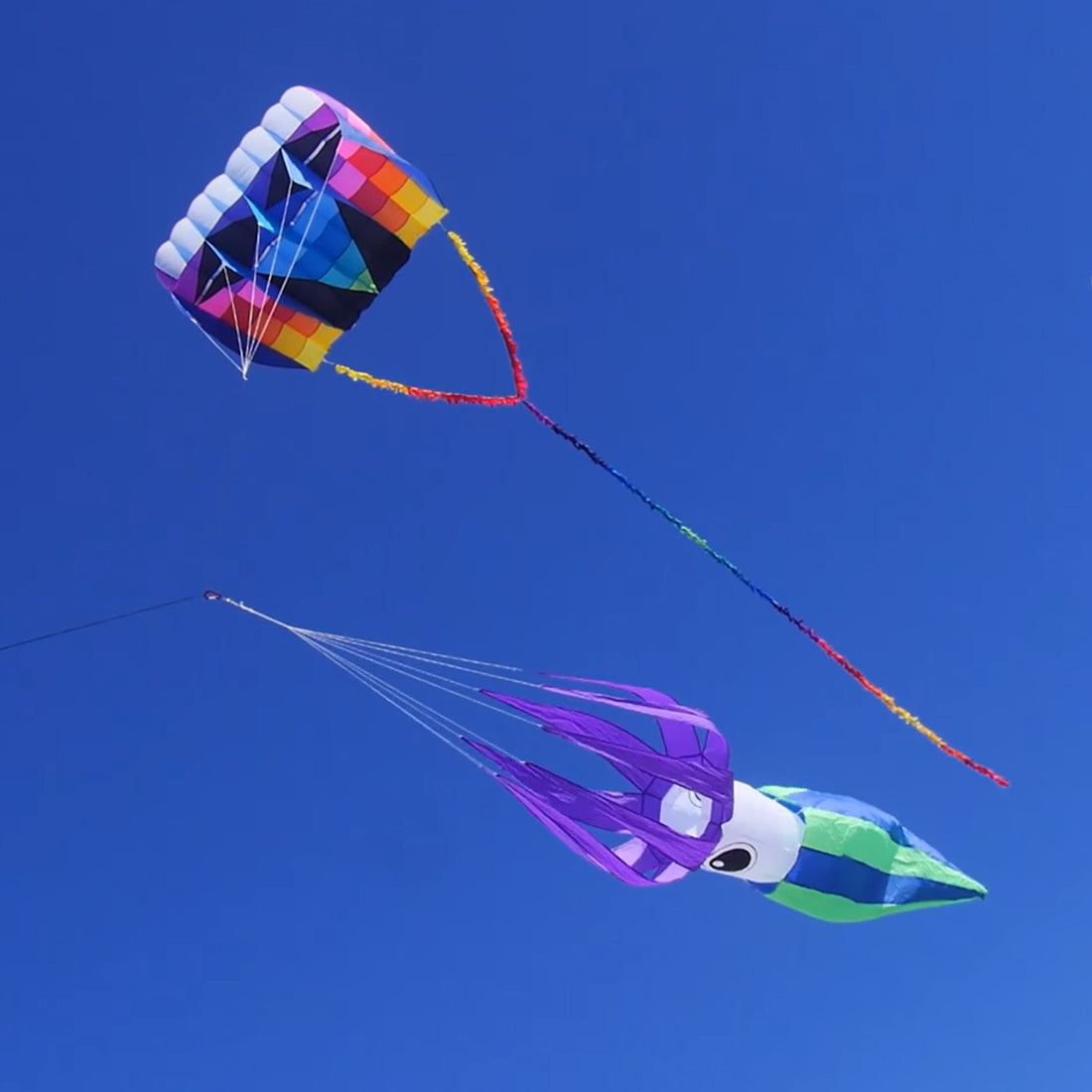 9KM 6㎡~12㎡ UltraFoil Pilot Kite Lifter Line Laundry Without Tails