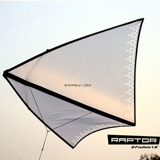 3.4ft White Zero Wind Circling Kite