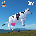 Load image into Gallery viewer, 3m Cow Line Laundry Kite Soft Inflatable Cow Kite with Bag
