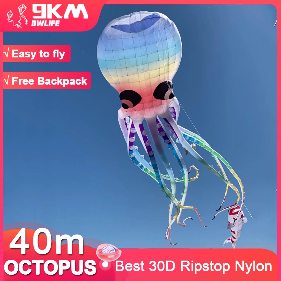 40m Octopus Kite 