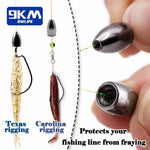 Lade das Bild in den Galerie-Viewer, 9KM Bullet Weights Fishing Sinkers 1.8~14g Fishing Weight for Texas Rigs Carolina Rig Bass Fishing Saltwater Freshwater Tackle
