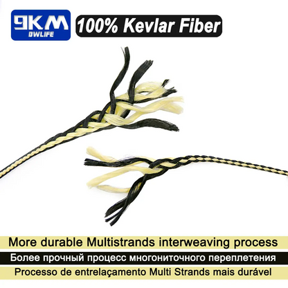 80lb-400lb Black＆Yellow Braided Kevlar Line (On Spool)