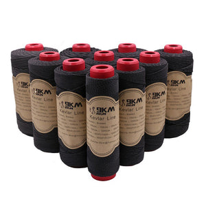 50lb-1500lb Black Braided Kevlar Line (On Spool)