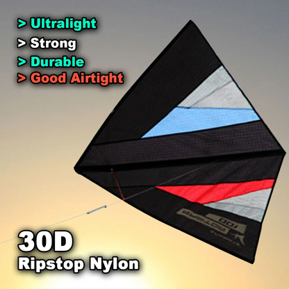 3.4ft Black Zero Wind Circling Kite