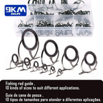 Lade das Bild in den Galerie-Viewer, Silver Fishing Rod Repair Guides
