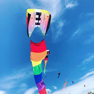 9KM Flow Forms Pilot Lifter Kite 6㎡~12㎡ Single Line Parafoil Kite with Bag