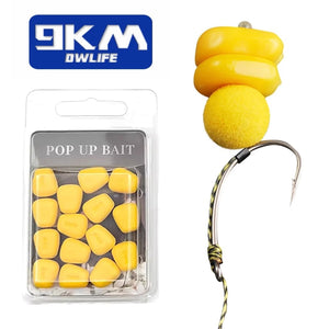 9KM Carp Fishing Accessories 15Pcs Artificial Buoyant Corn Carp Bait Floating