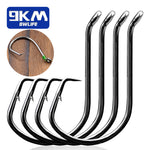 Load image into Gallery viewer, 9KM Circle Fishing Hooks 25~50Pcs Offset Carp
