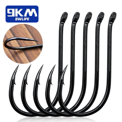 9KM Fishing Hooks 50~100Pcs Octopus Beak Hook Carp Fishing Jigging Hook