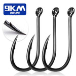 Load image into Gallery viewer, 9KM Fishing Hooks 50~200Pcs Saltwater Fishing J Hooks
