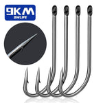 Load image into Gallery viewer, 9KM Seawater Fishing Hook 50~200Pcs Barbed Beak Long Shank Fishing Hooks
