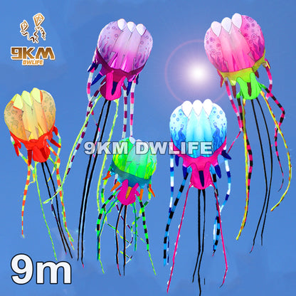 9m Jellyfish Kite Outdoor Soft Inflatable Single Line Kite