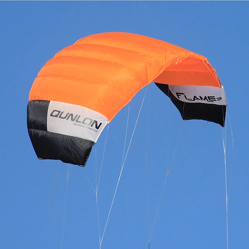 9KM Professional 2㎡-4㎡ 4 Line Power Kite Trainer Kite Traction Kite 100KG & 180KGx20m Dyneema Flying Lines and Control Kits