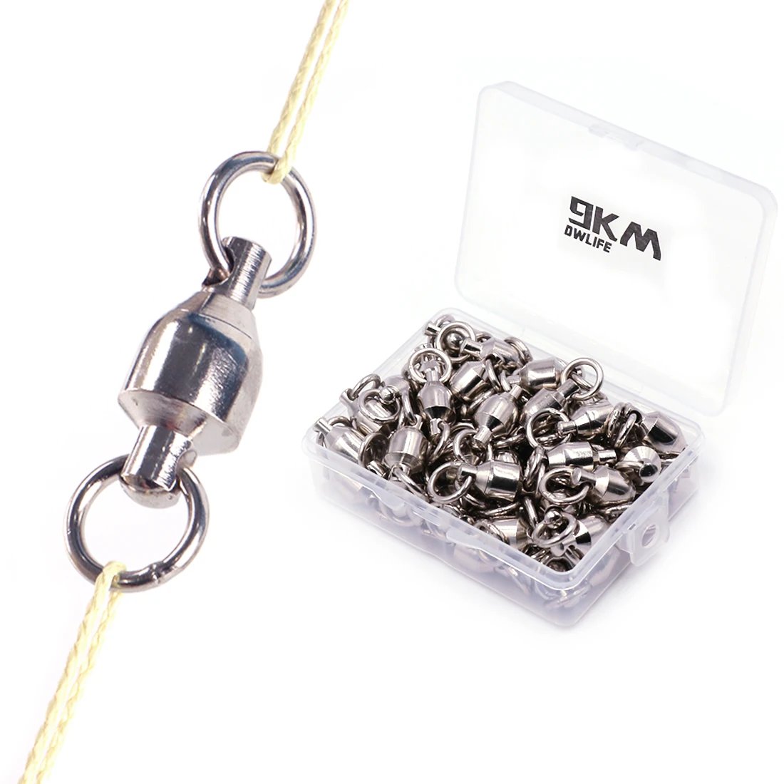 Ball Bearing Swivel Fishing Accessories Coppery & Stainless Steel