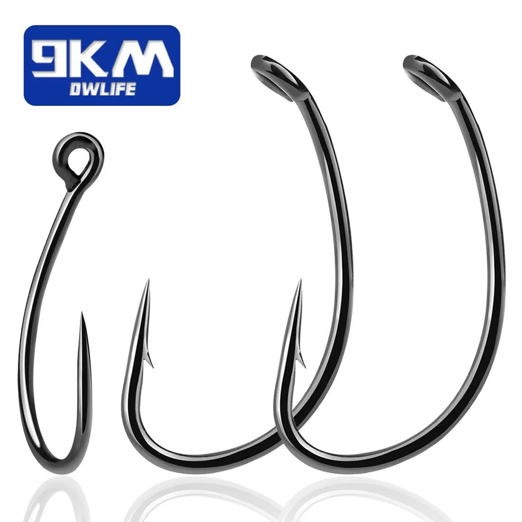 Carp Hooks 50~200Pcs High Carbon Steel Barbed Fishing Hook