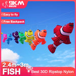 Load image into Gallery viewer,  Fish Kite Soft Inflatable Line Laundry Kite 30D Ripstop Nylon with Bag

