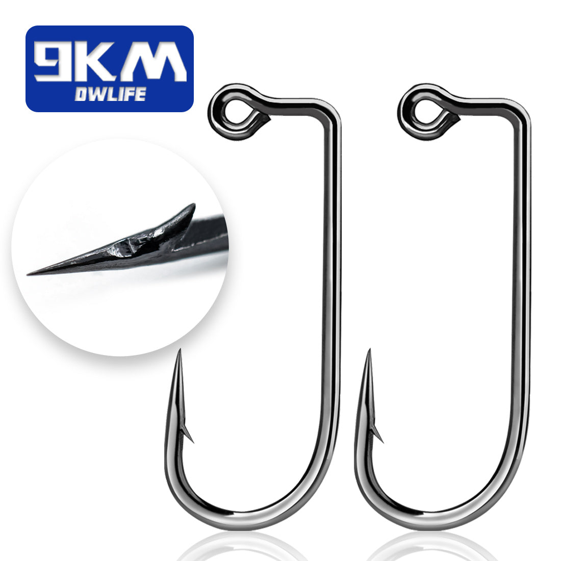 Fishing Jig Hook 50~200Pcs Degree Jig Hook High Carbon Steel Long Shank