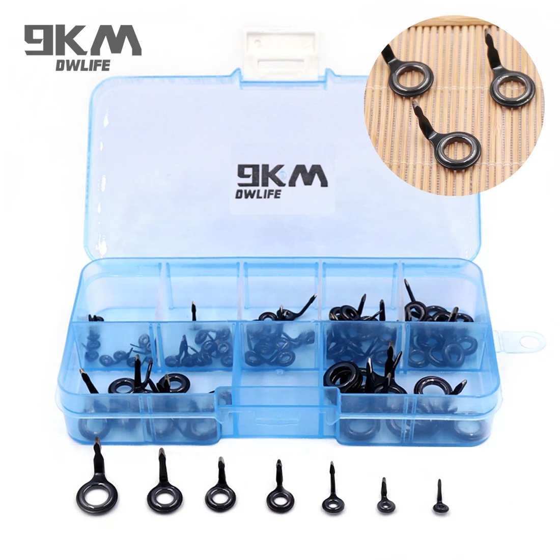 Fishing Rod Guides 35~70pcs Stainless Steel MK Rod Repair Kit