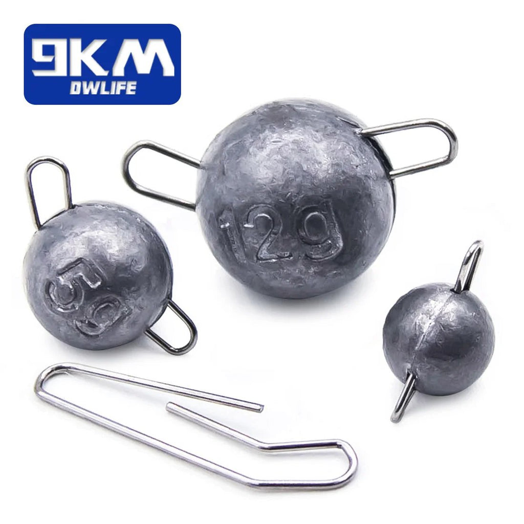 Fishing Sinkers Weight Set Fishing Sinker Fishing Weights Sinkers Kit  Angler Tackle Accessory Fishing Iron Weights, 20pcs Outdoor Fishing Sinkers