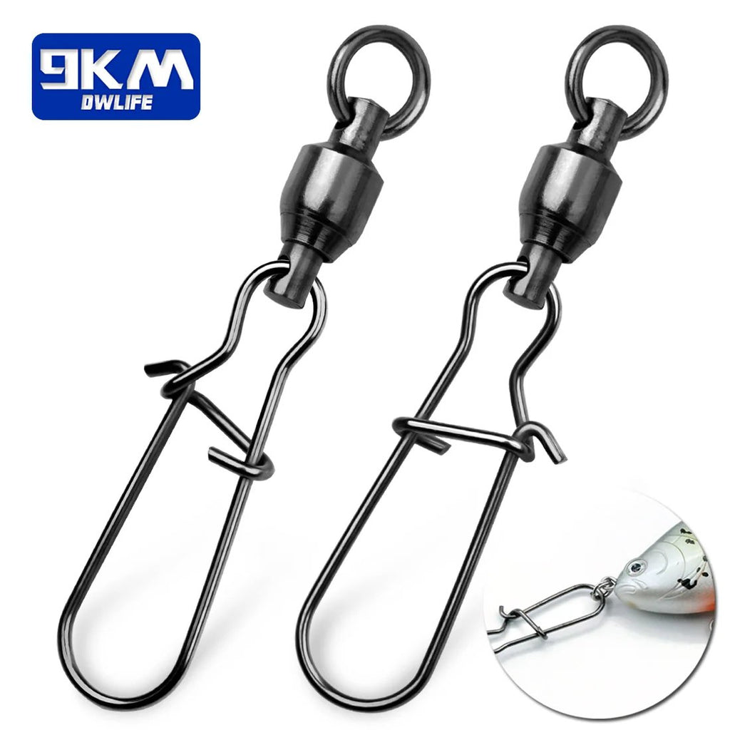 Fishing Snap Swivels Duo Lock Ball Bearing Swivel Snap