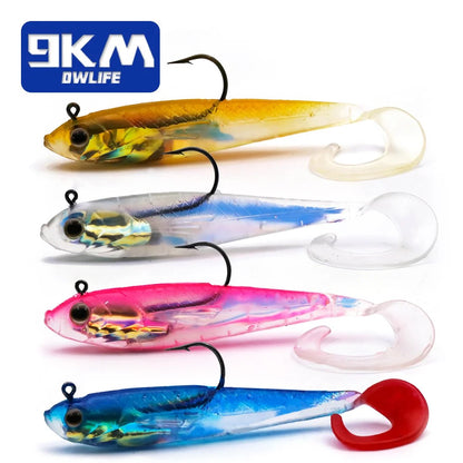 Fishing Soft Lures 3~13.4g Lead Head Jigs Soft