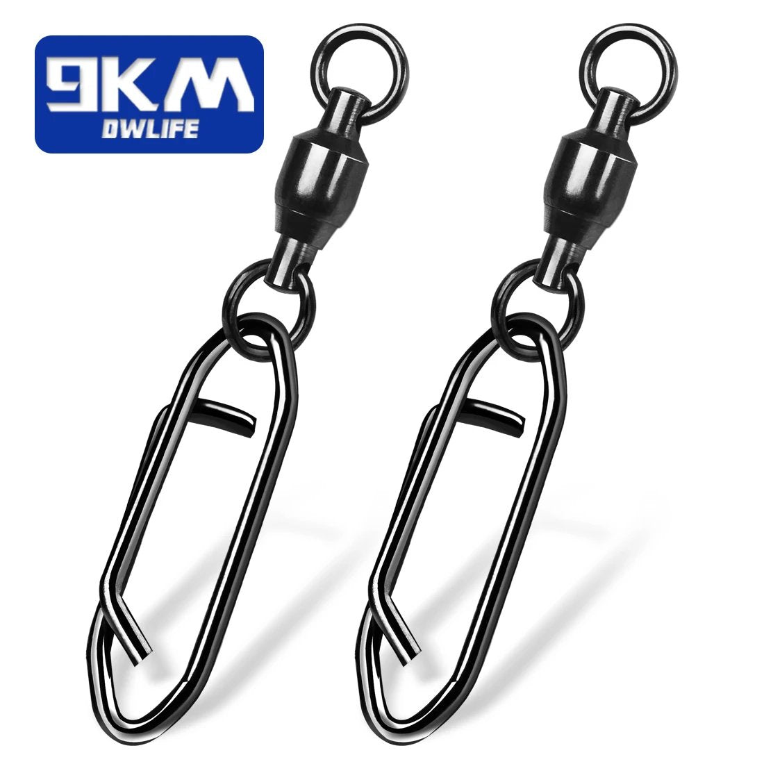 Fishing Swivels Snap 25~100Pcs Ball Bearing Swivel 