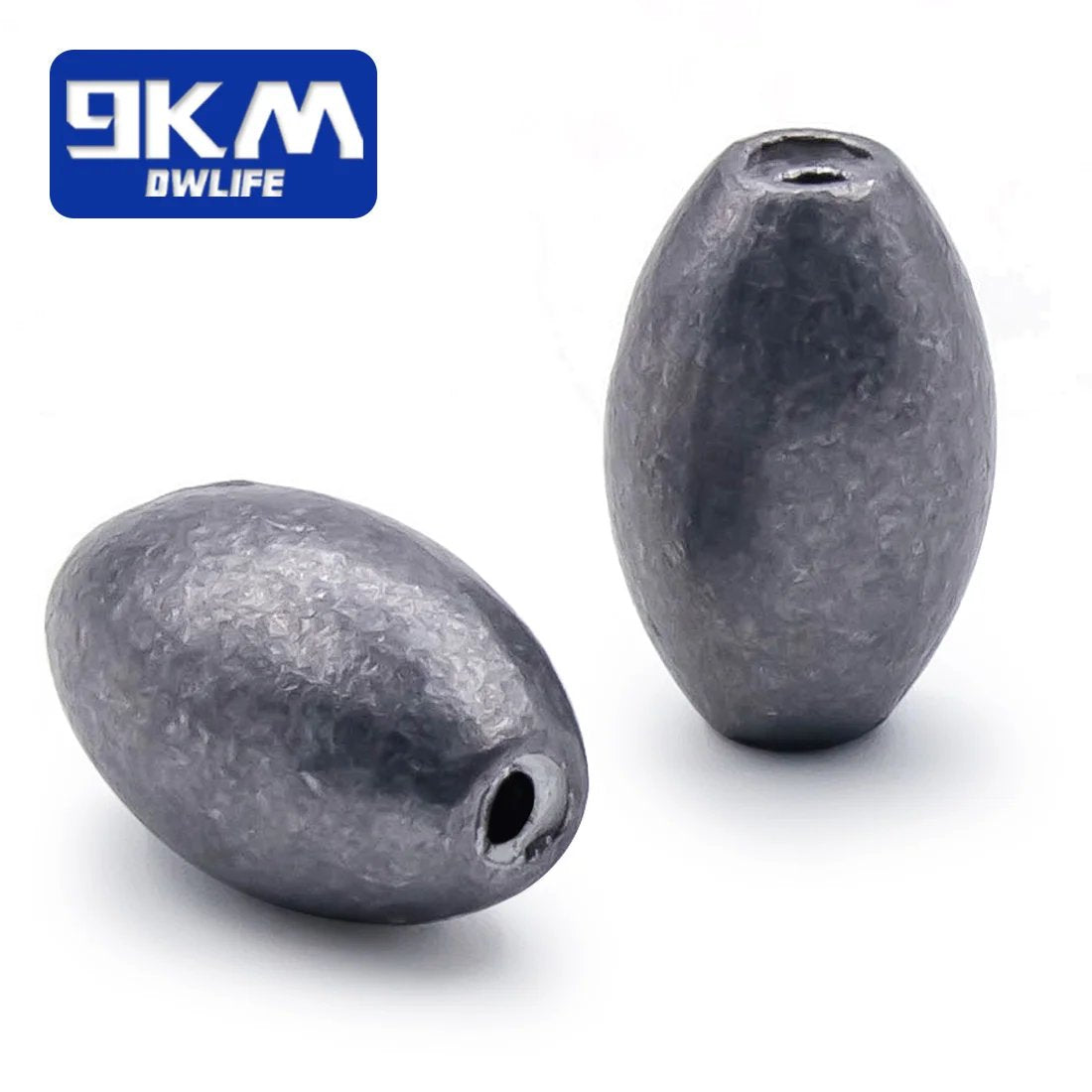 Fishing Weights Sinkers 10~30Pcs Olive Shape Lead Sinker