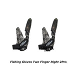 Lade das Bild in den Galerie-Viewer, Single/Two Finger Fishing Gloves Anti-Slip Elastic Casting Line Throwing Fishing Rod Dedicated More Style Fingerless Camouflage
