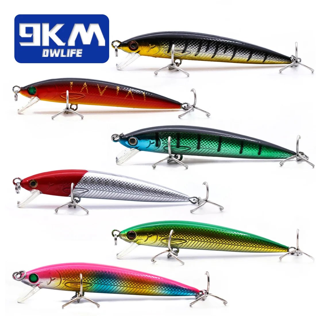 Hard Minnow Fishing Lures 7cm Jerkbait Swimbait 