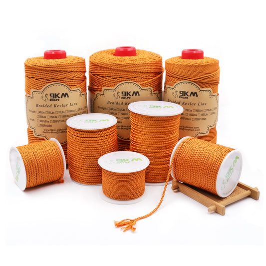 High Strength Orange Kevlar Line（On Spool）