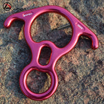 Load image into Gallery viewer, Horns Eight-shaped Ring Climbing Carabiner Descender
