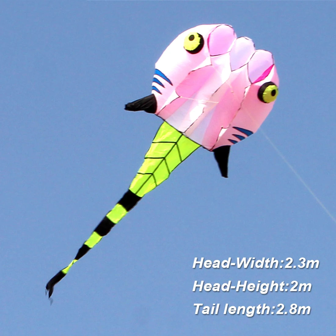 9KM 2㎡~8㎡ Pilot Lifter Tadpole Kite Single Line Soft Inflatable Line Laundry Show Kite Best 30D Ripstop Nylon Fabric