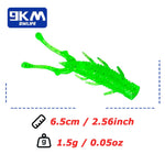 Lade das Bild in den Galerie-Viewer, 9KM Soft Silicone Fishing Lures for Bass Swimbaits Dragonfly Larva Lures Freshwater Trout Panfish Catfish Perch Saltwater 10Pcs
