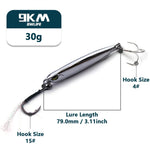 Load image into Gallery viewer, Fishing Lures Bass Saltwater Fishing Gear Trout Lures Fishing Tackle Tuna Snapper King Grouper Freshwater Metal Fishing Jigs
