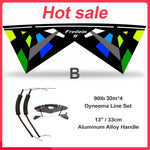 Load image into Gallery viewer, Freilein 2.38m Quad Line Stunt Kite Windrider IV Large Professional Acrobatic Kite PC31 Handle + 4x30mx90lb Dyneema Lines + Bag Kit Available
