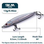 Load image into Gallery viewer, Sinking Pencil Fishing Lure 9~20g Hard Swimbaits Minnow Fishing Bait CrankBait Bass Redfish Trout Walleye Salmon Tackle 75~95mm
