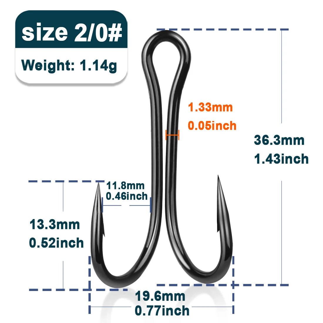 Fishing Double Hooks 50~200Pcs Black Classic Frog Hooks High Carbon Steel Brabed Sharp Worm Hook Replacement Fishing Hooks Lures