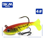 Lade das Bild in den Galerie-Viewer, Soft Fishing Lures Jig Head Swim Lure Paddle Tail Swimbaits Bass Fishing Sinking Bait Freshwater Saltwater for Trout Walleye
