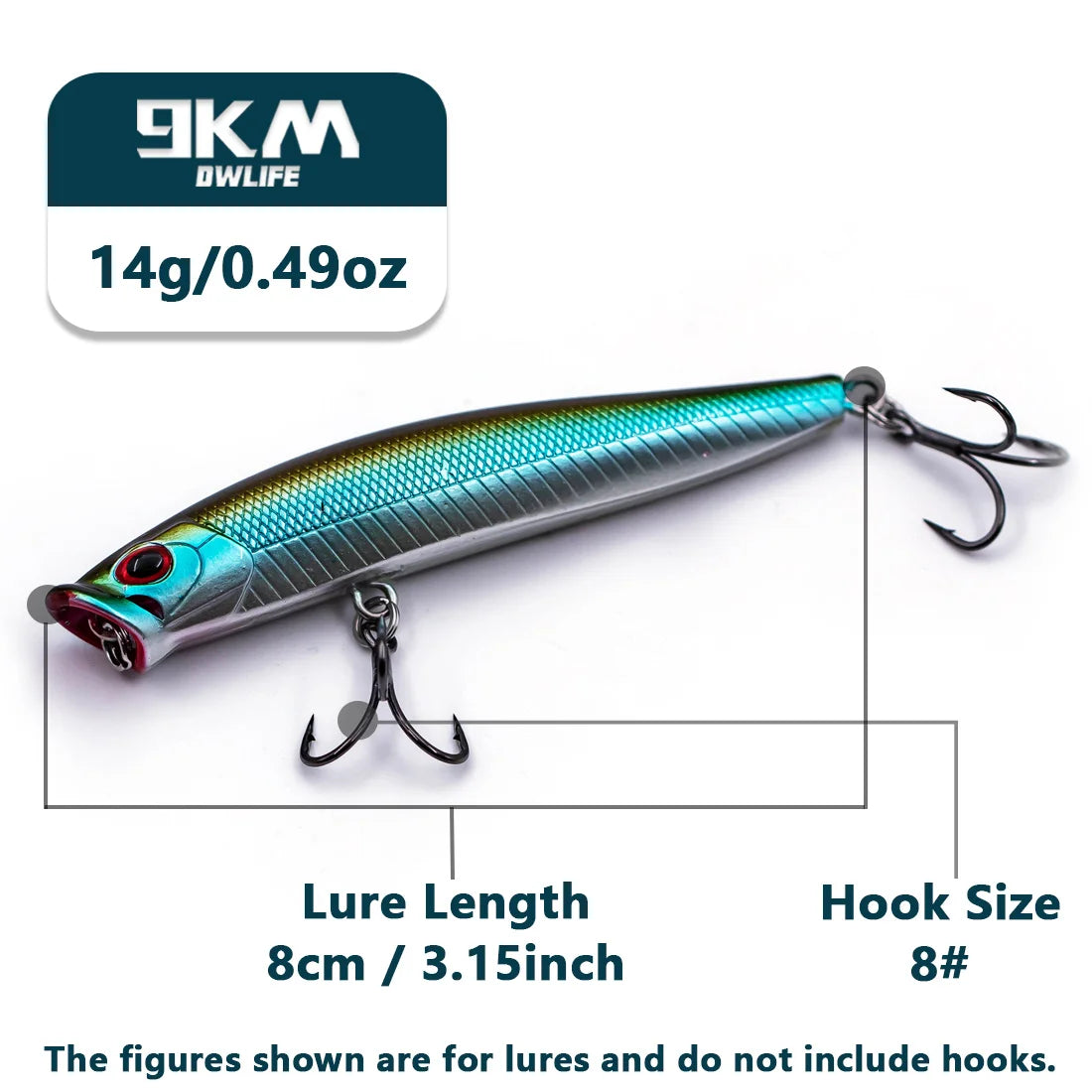 Sinking Fishing Lures 73~80mm Popper Lures Wobbler Pencil Artificial Hard Bait Bass Fishing Lure Salmon Redfish Trout 73~80mm