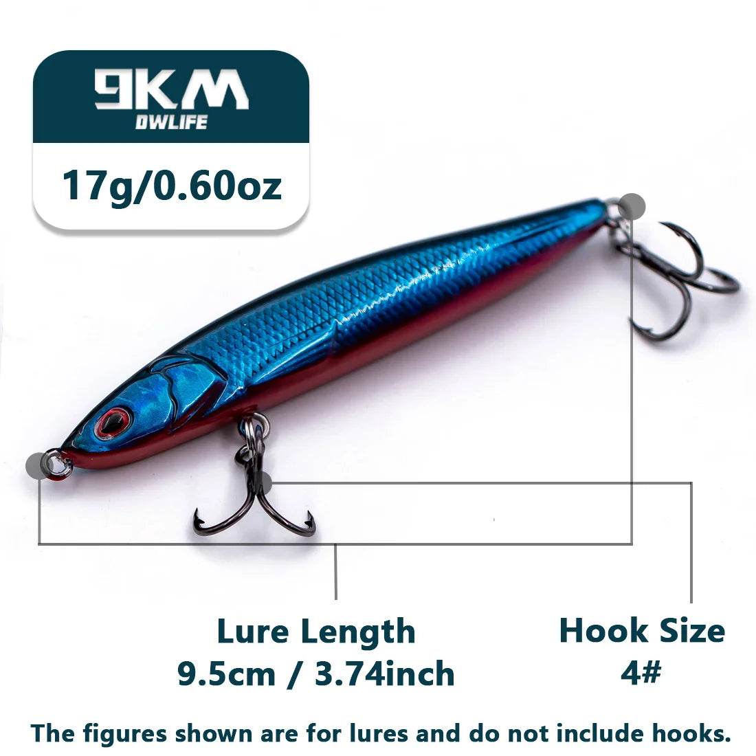 Sinking Pencil Fishing Lure 9~20g Hard Swimbaits Minnow Fishing Bait CrankBait Bass Redfish Trout Walleye Salmon Tackle 75~95mm