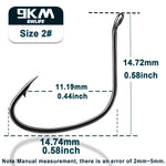 Load image into Gallery viewer, Catfish Hook Live Bait Hook 50~200Pcs High Carbon Steel Pike Hook Freshwater Saltwater Halibut Trotline Hooks Octopus 4#~3/0#
