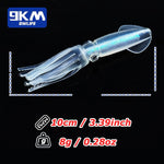 Lade das Bild in den Galerie-Viewer, Luminous Octopus Swimbait Soft Lure with Skirt Tail 3D Fishing Eyes Curly Tentacles Lingcod Rockfish Jig Saltwater Ocean Fishing
