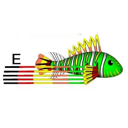 9KM 8m~12m Colorful Lionfish Kite Line Laundry Pendant Soft Inflatable Show Kite for Kite Festival 30D Ripstop Nylon Fabric